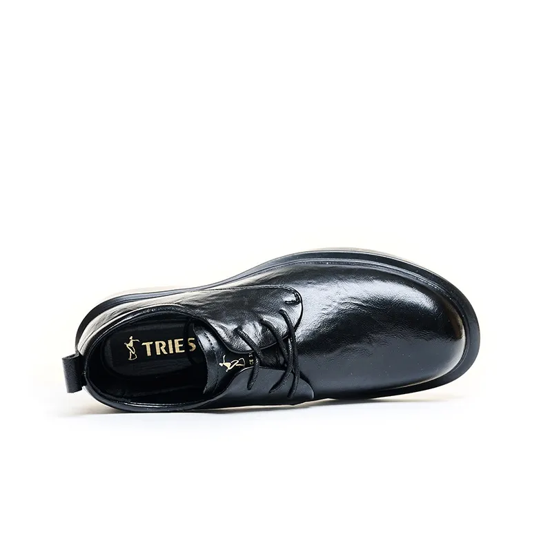 Wit Dress Shoes Men Low Top Black-4