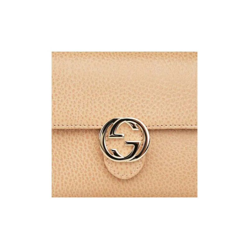GUCCI Interlocked Gg Wallet Small Brown-5