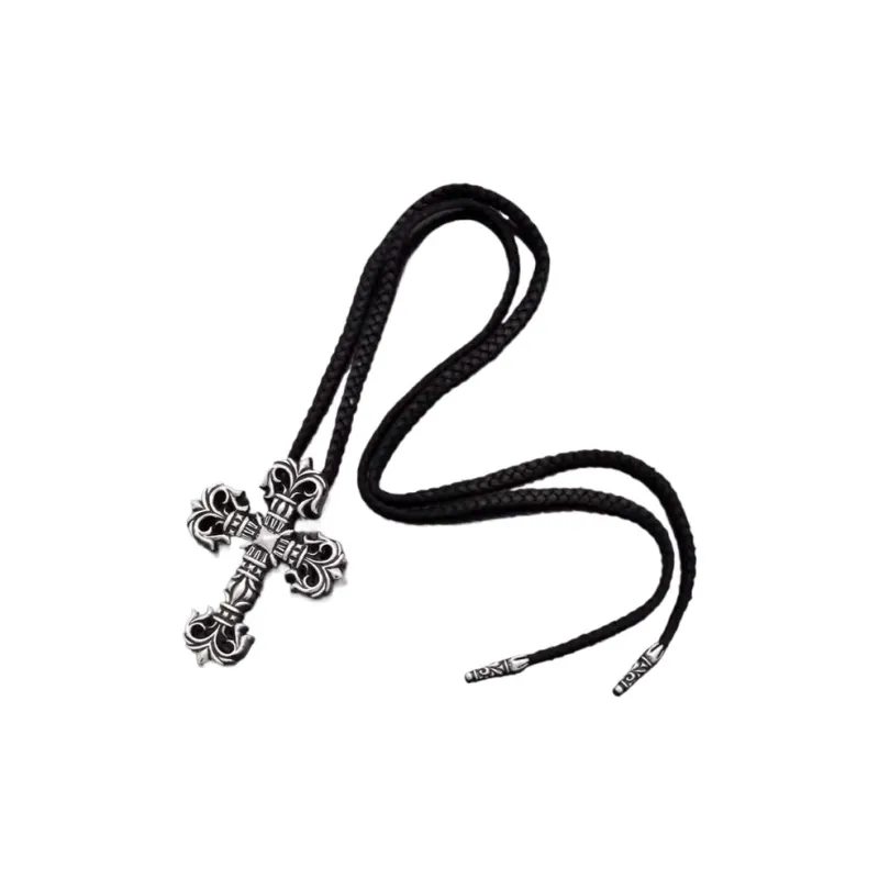 Chrome Hearts 925 Sterling Silver Necklaces Unisex Silver-0