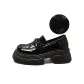 Black Glossy Leather (Padded)