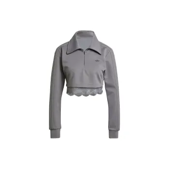 Adidas Originals Gray Series TRACK TOP Sweatshirt Women's Gray
