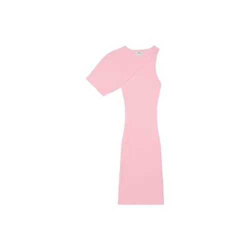 COURREGES Short-Sleeved Dresses Women's Pink