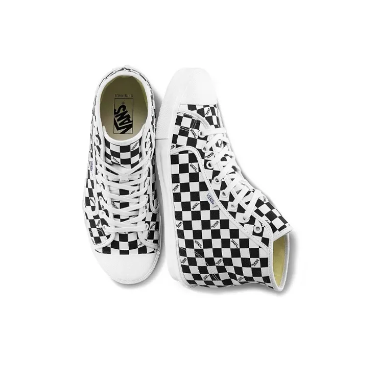 Vans Og Style 23 Lx High top Canvas Shoes Black/White-2