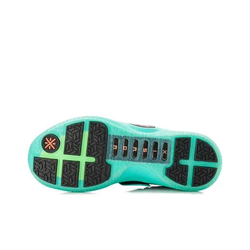 LiNing WOW 6 Anti Slip Wear Resistant Low Top Basketball Shoes Men's Green Black-4