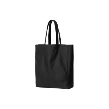 Slazenger PU Tote Bag Shopping Bag Shoulder Bag Handbag Unisex Black/Dark Gray/Navy Blue/Dark Brown