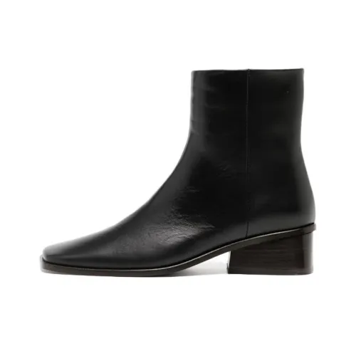 REJINA PYO Rise Leather Ankle Boots