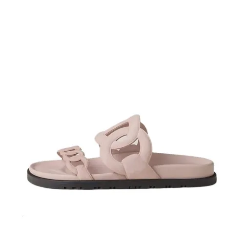 HERMES Extra Slide Slippers Women's Pink