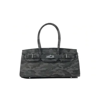 Margin Goods Denim Shoulder Bags Handbags Medium Size Unisex Camouflage