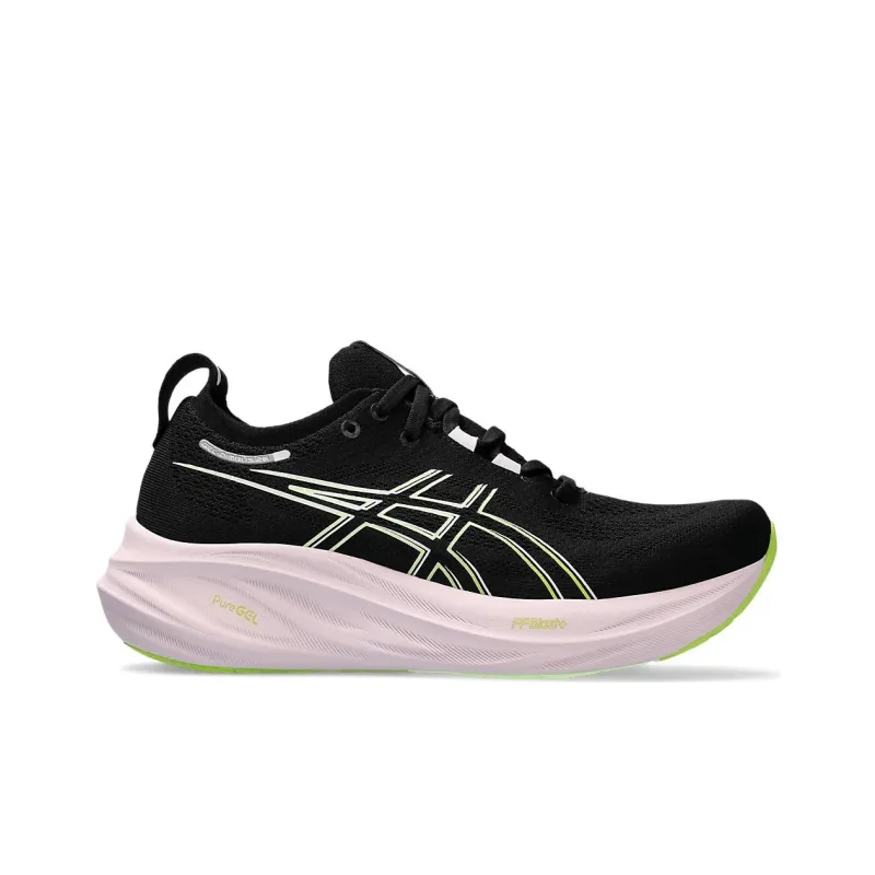 Asics Gel Nimbus 26 Black Neon Lime Women's-1