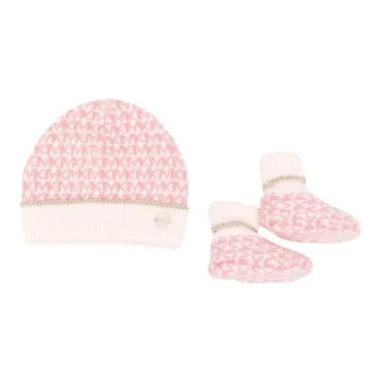MICHAEL KORS 100% Cotton Wool Beanies Baby Pink