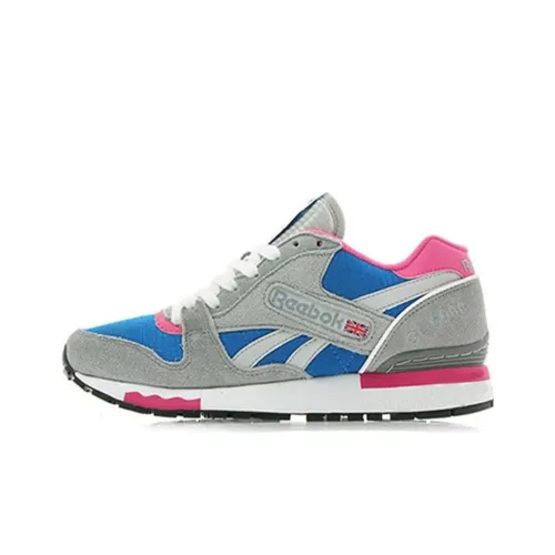 Reebok GL6000 Running Shoes Unisex Low-Top Gray Blue Pink