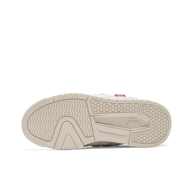 Kappa Mid Top Skateboard Shoes Women's Winter Day White-5