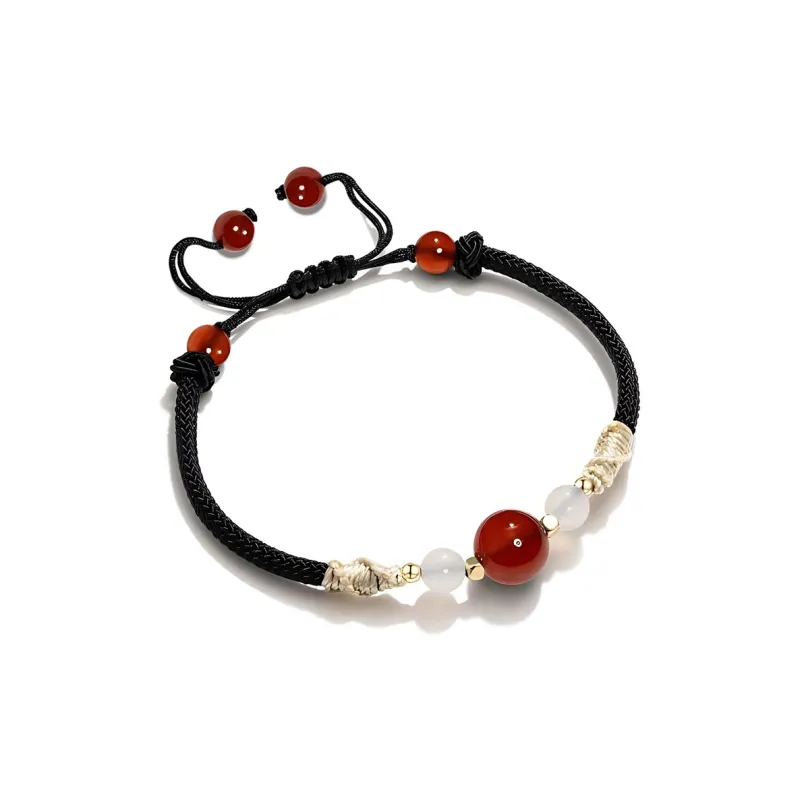 Shiban Agate Jade Bracelet/Anklet Unisex-1