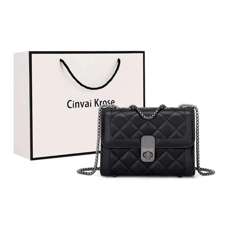 CinvaiKrose Cow Split Leather Crossbody Bag, Shoulder Bag Women's-0