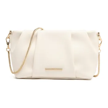 MICOCAH PU Chain Bag Shoulder Bag Regular Women's White/Black/Blue