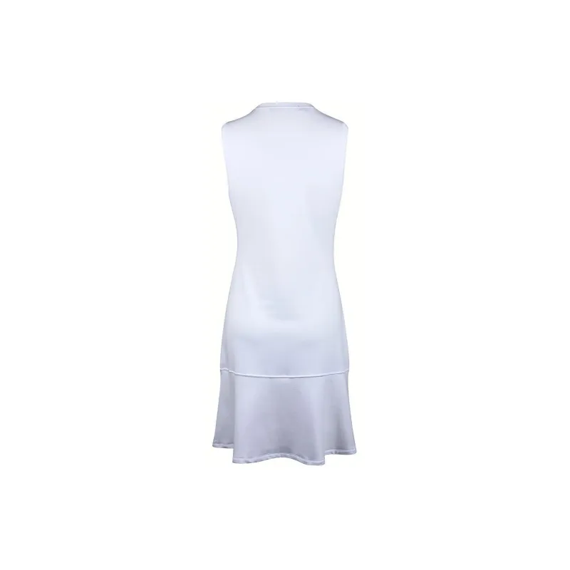 MOSCHINO Sleeveless Dress Women's White-3
