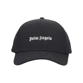 PALM ANGELS Logo Embroidered Baseball Cap
