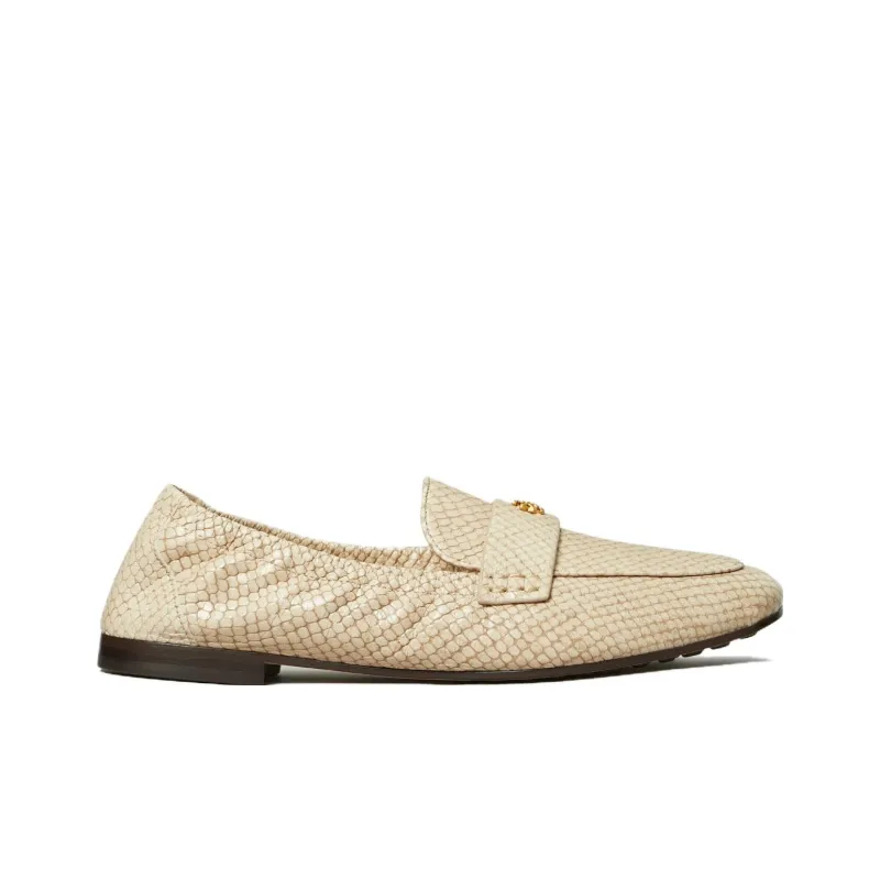 TORY BURCH Logo-plaque Leather Ballerina Shoes-1