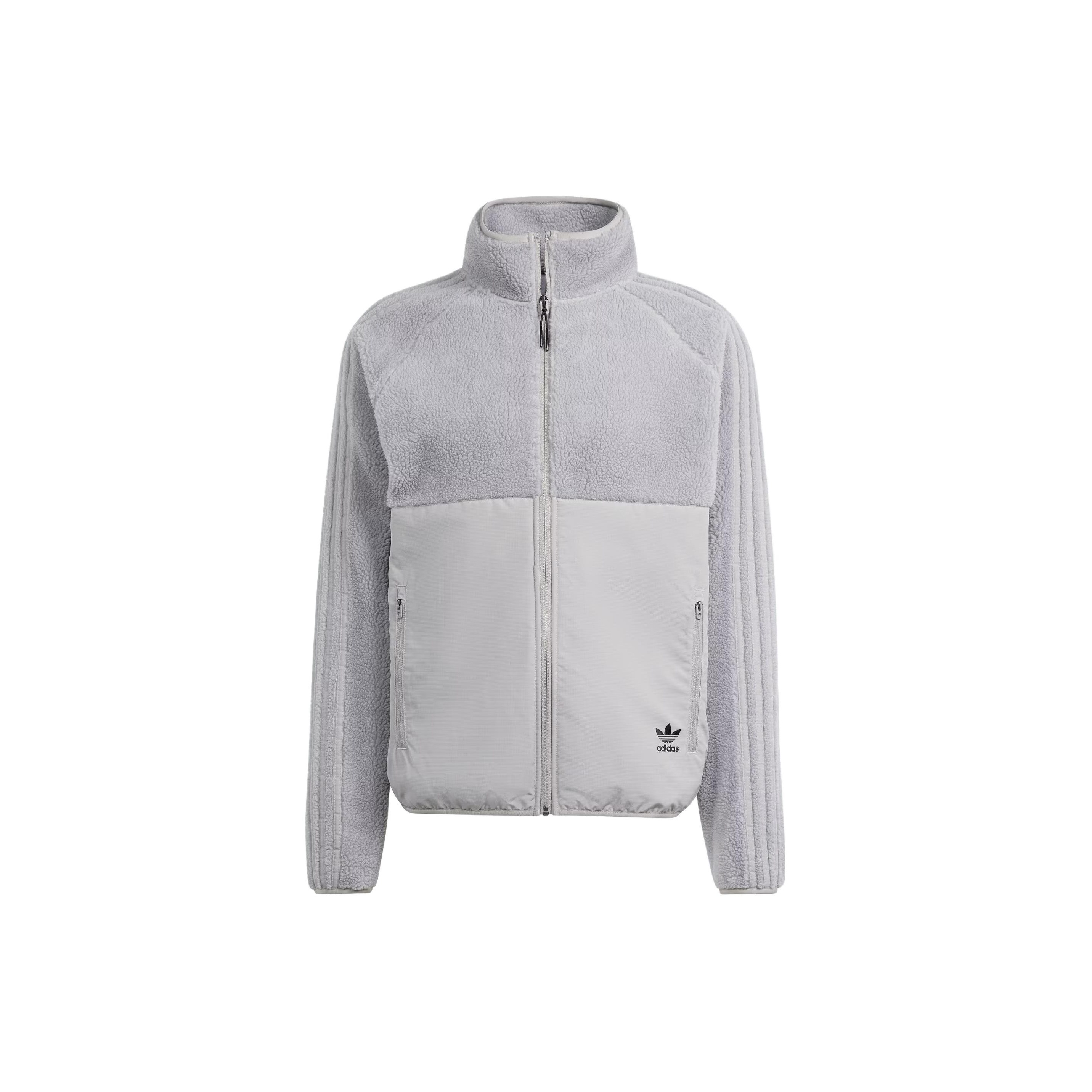 Adidas Originals Polarfleece FZ Velvet Jackets Men Pure Gray