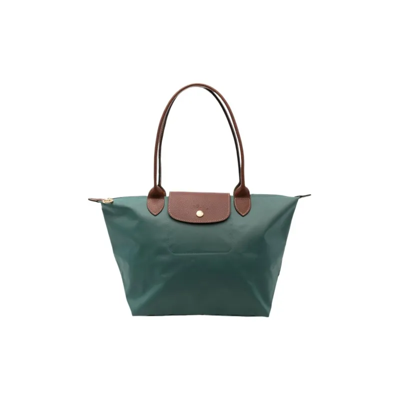 LONGCHAMP Le Pliage Polyamide Canvas Dumpling Bag Handbag Shoulder Bag Large Size Women's Sage Green-3
