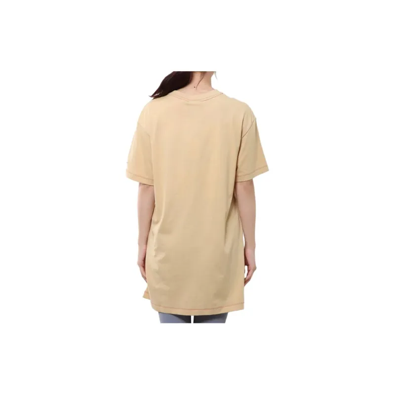 Nike T Shirts Women's Beige-1