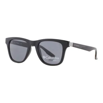 Columbia Plastic Square Sunglasses Unisex Black