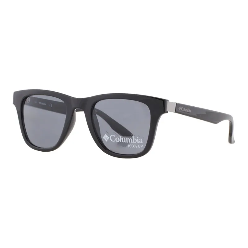 Columbia Plastic Square Sunglasses Unisex Black-0