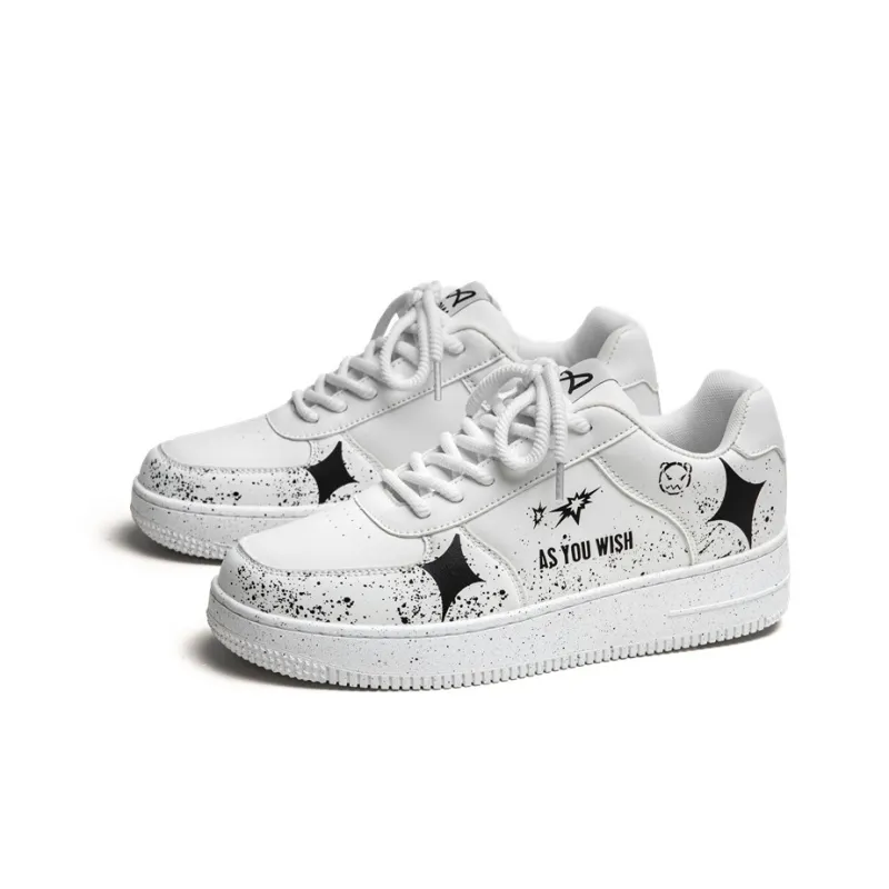 MIIOW Trend Party Series Anti-Slip And Wear-Resistant Height Increasing Coverage Low-Top Skateboard Shoes Unisex-3