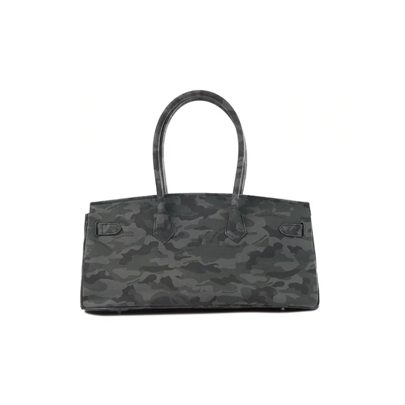 Margin Goods Denim Shoulder Bags Handbags Medium Size Unisex Camouflage-2