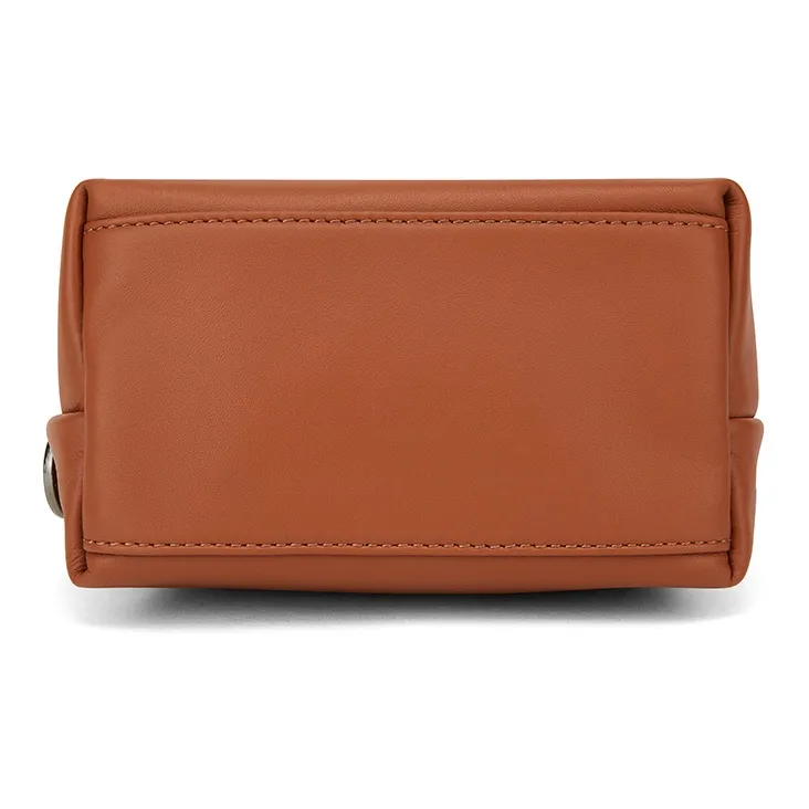 LONGCHAMP Le Pliage Xtra Cow Leather Handbag Shoulder Bag Women's Conyac Brandy Color-4