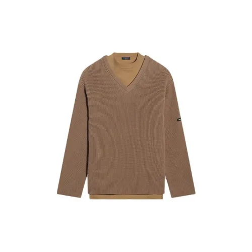 Balenciaga Knitwear Loose Fit Men's Beige