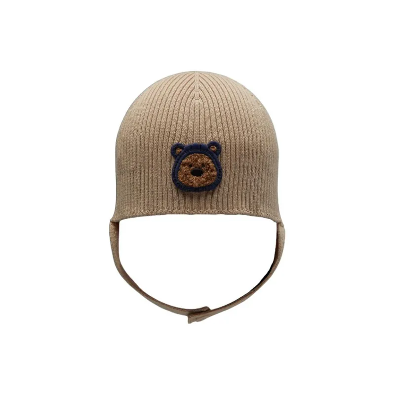 Moncler Cotton Beanies Baby Brown-0