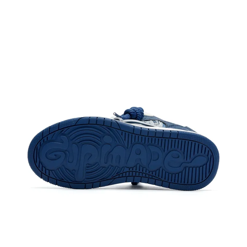 Isolated Manufacturing Cushioning Coverage Wear-Resistant Slip-Resistant Low-Top Skateboard Shoes Unisex-9