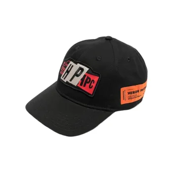 HERON PRESTON Cotton Baseball Caps Men's Black