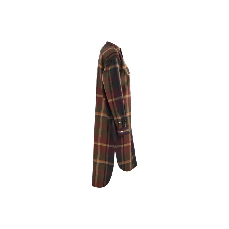 Polo Ralph Lauren Checked Long Sleeved Shirt Dress-2