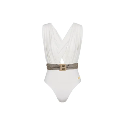 BALMAIN One-Piece Swimsuits Women's White