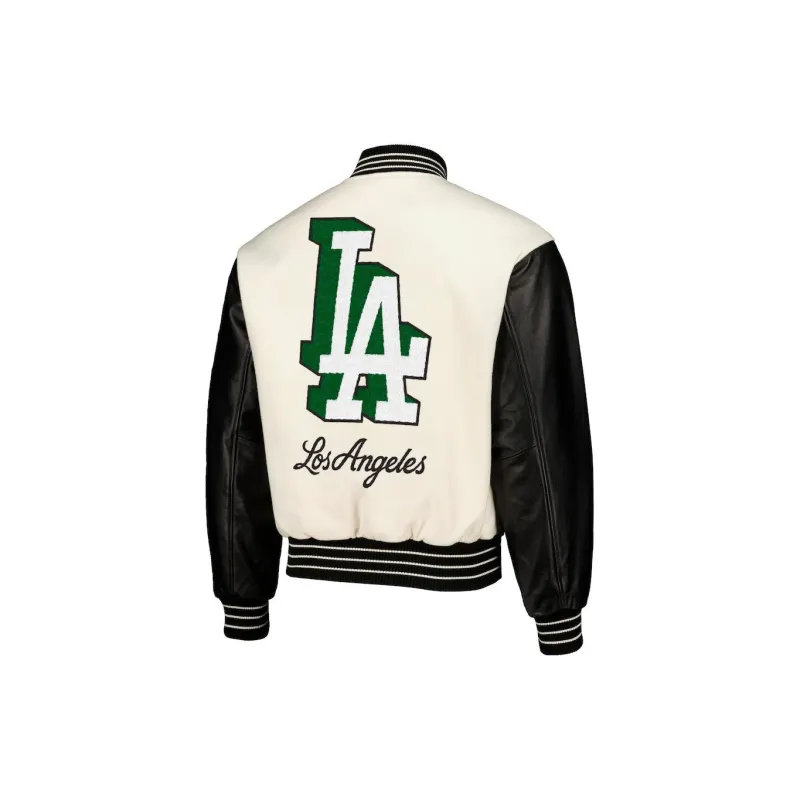 MLB x PLEASURES FW23 Baseball Jacket Men's White-1