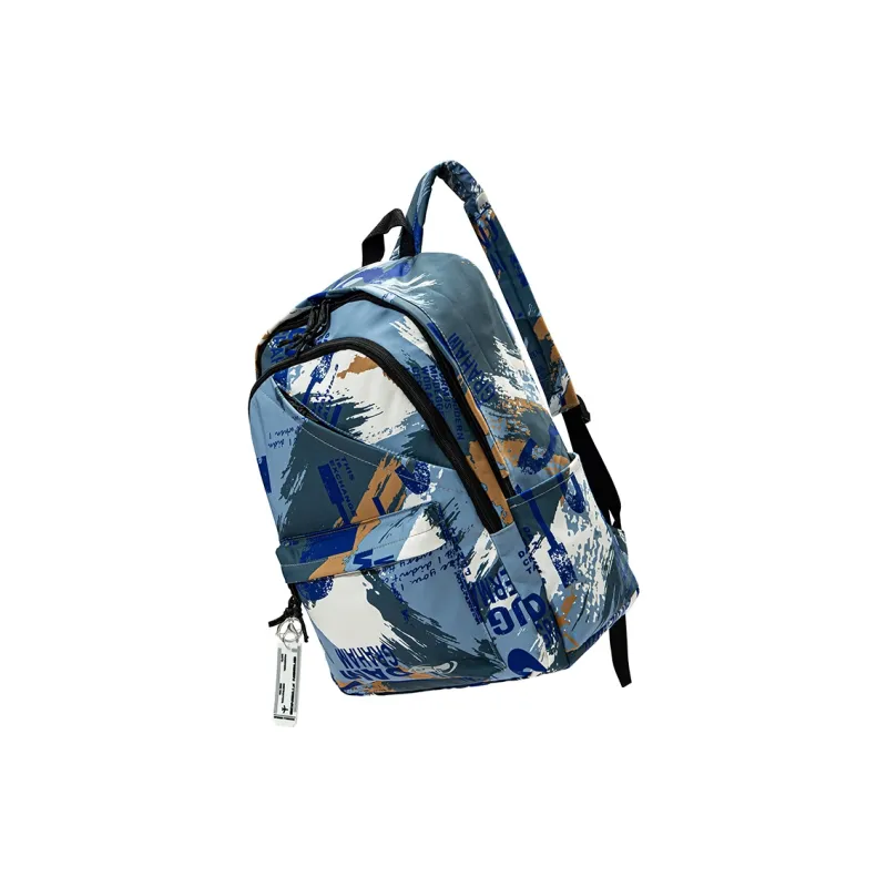 GF Nylon Backpack Large Size Unisex Light Blue-1