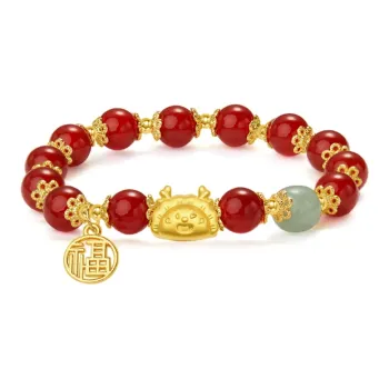AGOVSKI Agate Jade Bracelets Unisex