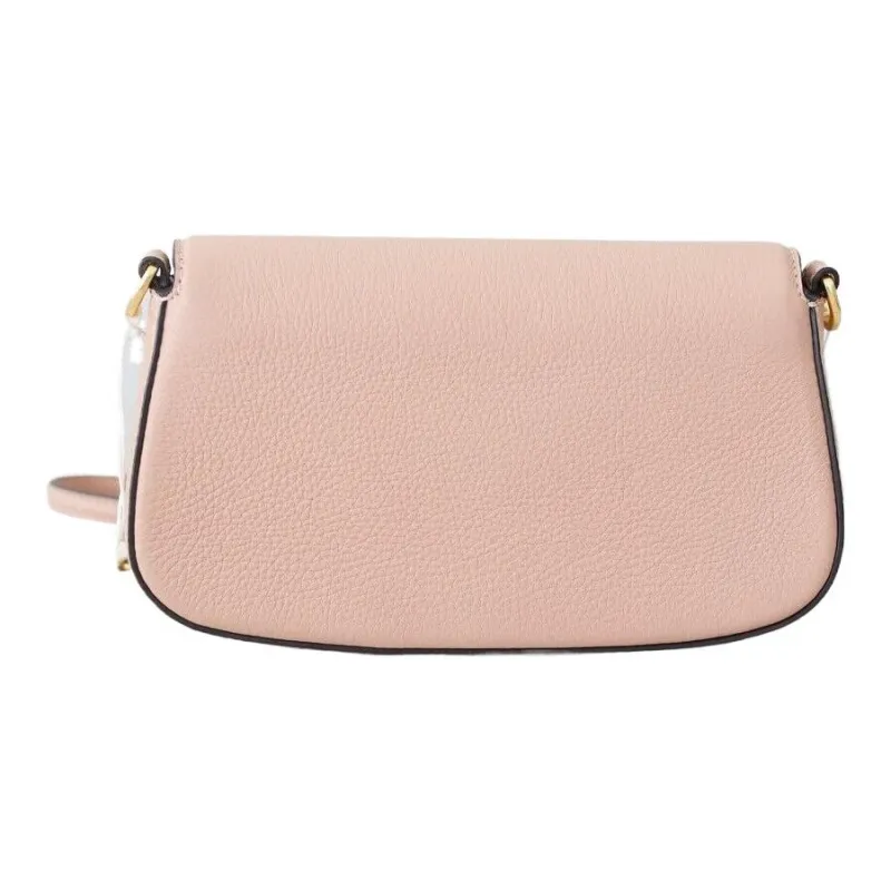 TORY BURCH Britten Leather Shoulder Bag, Handbag, Shoulder Bag, Crossbody Bag Trumpets Women's Pink & Pink Gold-1
