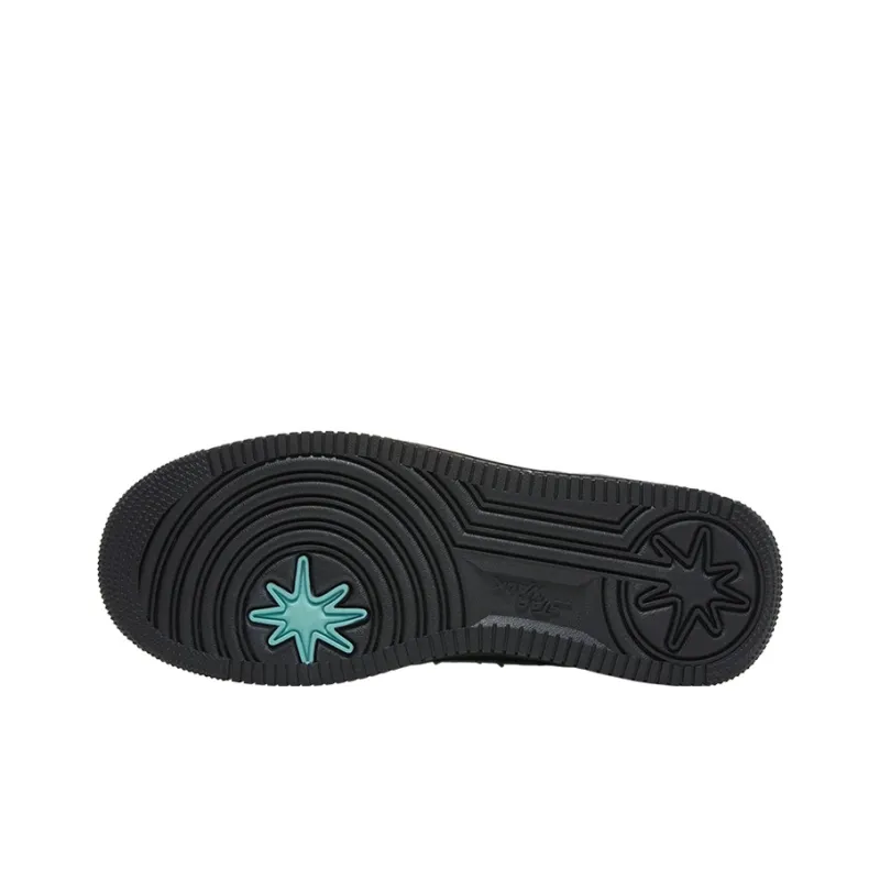 Starwalk Soldier Stars Shoes Anti Slip And Wear Resistant Breathable Low Top Skateboard Shoes Unisex Black-3