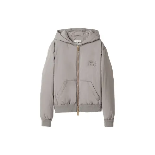MIU MIU Jackets Coats Women's Marble Gray