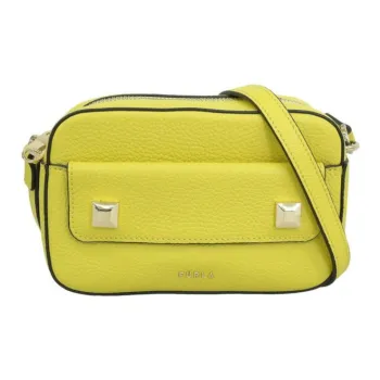 Furla Leather Shoulder Bag Women's Yellow