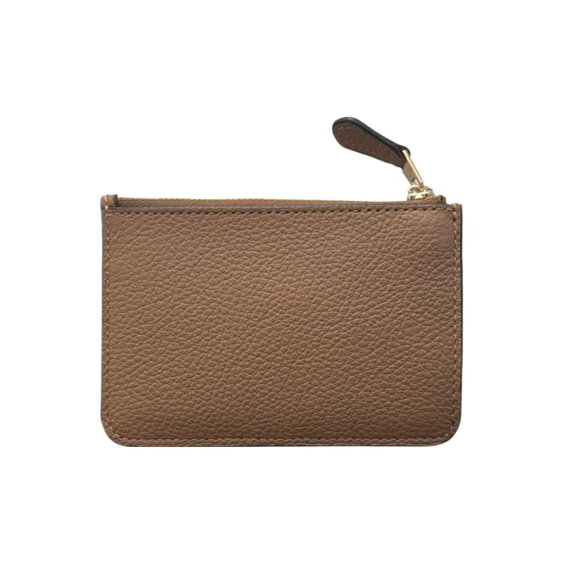 COACH Key Case Leather Coin Purse, Key Pouch, Wallet, Card Holder Unisex Brown-2