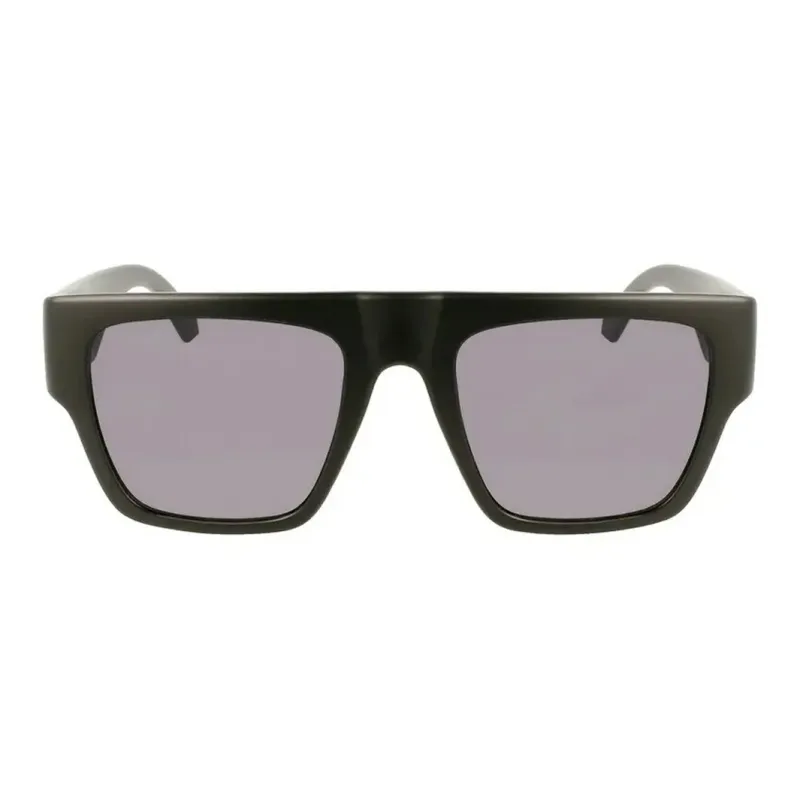 CK/Calvin Klein Plastic Square Sunglasses Unisex Black-1
