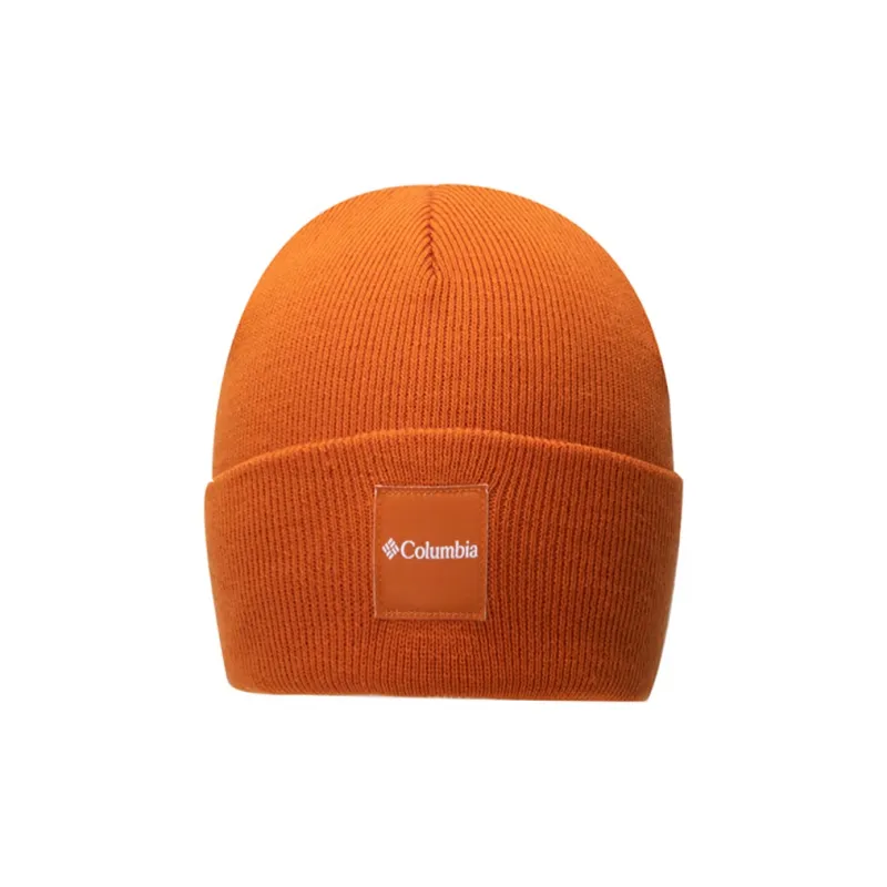 Columbia Acrylic Beanies Unisex Orange-1