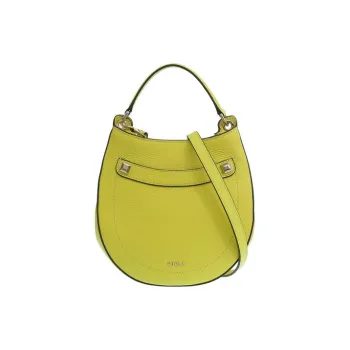 Furla Leather Shoulder Bag, Crossbody Bag, Handbag Women's Yellow