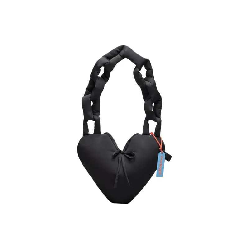 Coachtopia Polyester Heart Shaped Bag, Handbag, Shoulder Bag Tubas Unisex Black-0