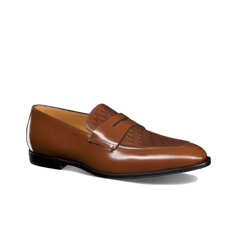 DIOR Timeless Loafers Men's Brown-1