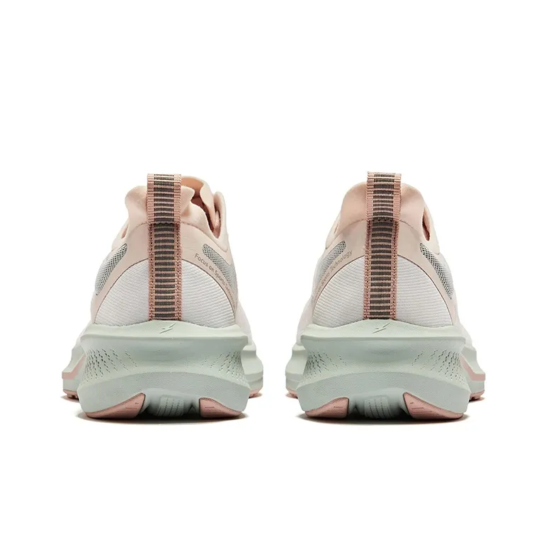 Erke Lightning 3.0 Cushioning Rebound Abrasion Resistant Low Top Running Shoes Women's Erke White Clay Pink-3